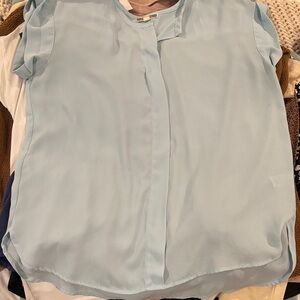 Pleione Soft Sky Blue Blouse